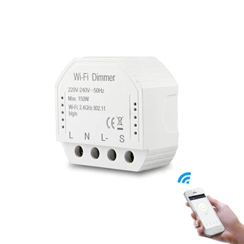 MoesHouse DIY Smart WiFi Light LED Dimmer Switch Smart Life/Tuya APP Remote Control 1/2 Way Switch Works Alexa Google Home
MoesHouse DIY Smart WiFi Light LED Dimmer Switch Smart Life/Tuya APP Remote Control 1/2 Way Switch Works Alexa Google Home