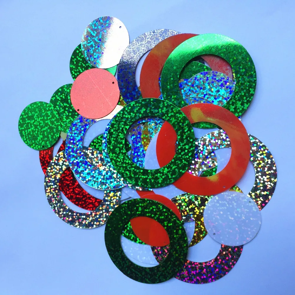 500g Large Round Circle Sequins 50mm PVC Flat Hologram For Crafts Wedding Decoration 2pcs Set Custom Colors
500g Large Round Circle Sequins 50mm PVC Flat Hologram For Crafts Wedding Decoration 2pcs Set Custom Colors
