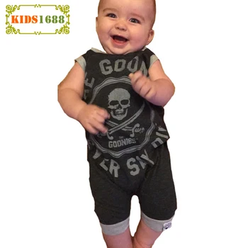 Summer Newborn Romper New Brand Letter Print Boy Baby Jumpsuit 2017 Short sleeves Skeleton Girl Infant Clothes Romper For Baby
Summer Newborn Romper New Brand Letter Print Boy Baby Jumpsuit 2017 Short sleeves Skeleton Girl Infant Clothes Romper For Baby