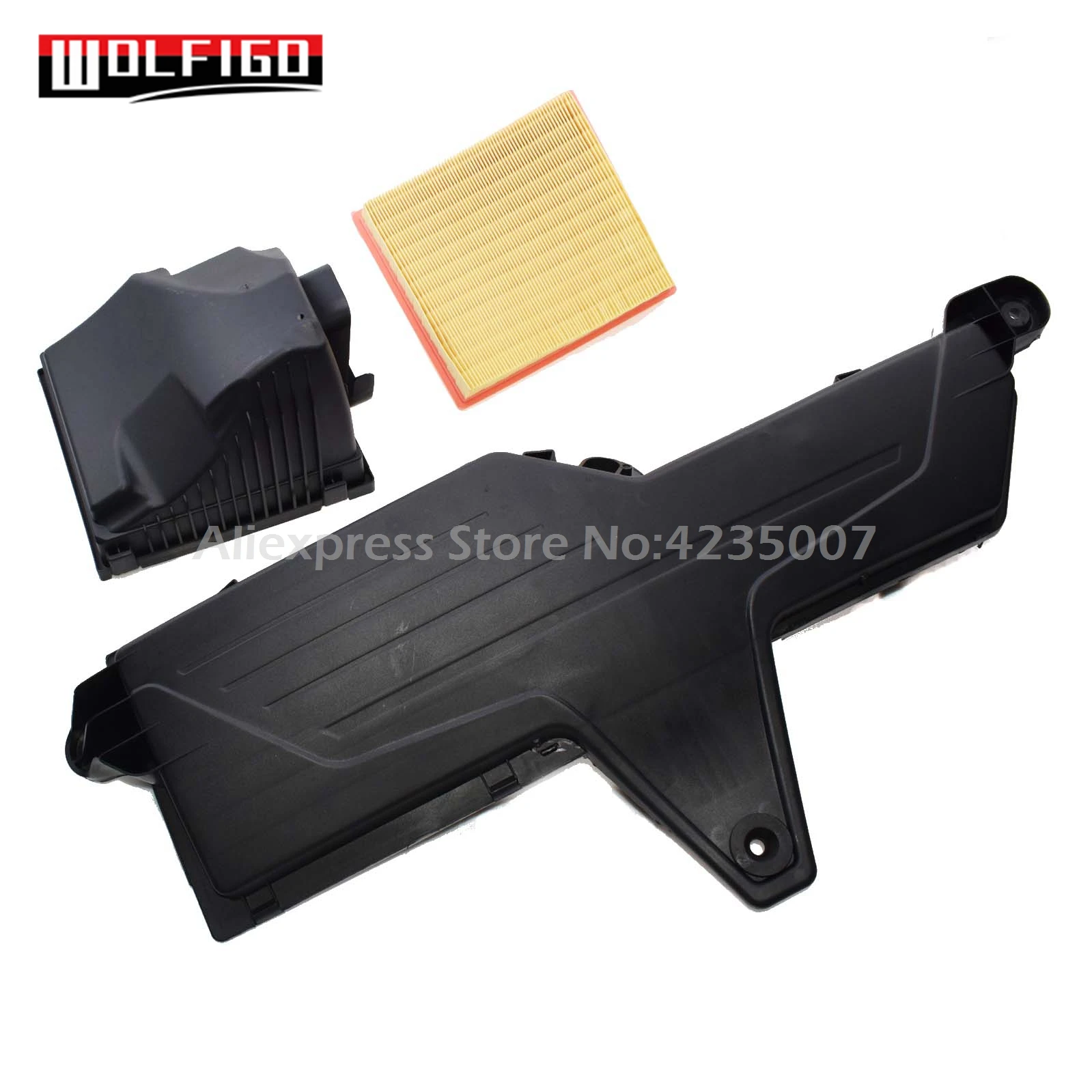 WOLFIGO New Air Cleaner Intake Filter Box Housing Set for BMW F20 F30 F22 125i 220i 320i N20 13717597589 13717630911 13718507320
WOLFIGO New Air Cleaner Intake Filter Box Housing Set for BMW F20 F30 F22 125i 220i 320i N20 13717597589 13717630911 13718507320