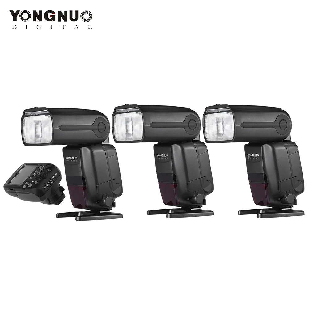 YONGNUO YN600EX-RT II TTL Master Flash Speedlite 2.4G Wireless 1/8000s HSS+YN-E3-RT Speedlite Transmitter for Canon Cameras
YONGNUO YN600EX-RT II TTL Master Flash Speedlite 2.4G Wireless 1/8000s HSS+YN-E3-RT Speedlite Transmitter for Canon Cameras