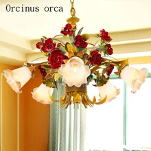 European style living room flowers chandeliers art iron flowers lights Korean bedroom Chandelier Postage free
European style living room flowers chandeliers art iron flowers lights Korean bedroom Chandelier Postage free