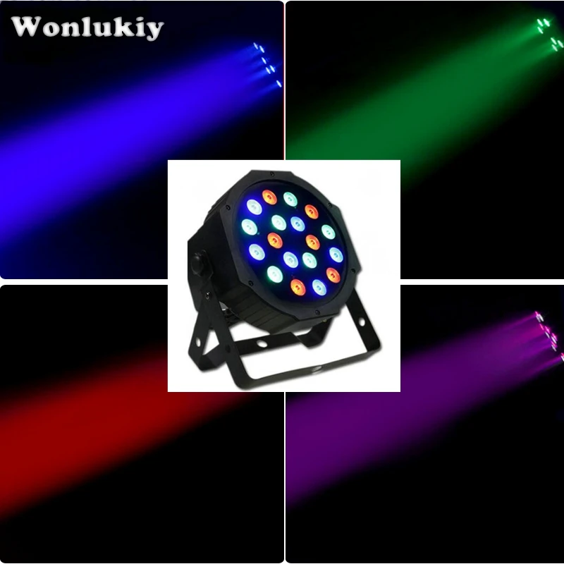 Wonlukiy Led Stage Light 18Leds High Power RGB Par Lamp With DMX512 Master Slave Led Flat DJ Equipment For Weeding Party Ktv Bar
Wonlukiy Led Stage Light 18Leds High Power RGB Par Lamp With DMX512 Master Slave Led Flat DJ Equipment For Weeding Party Ktv Bar