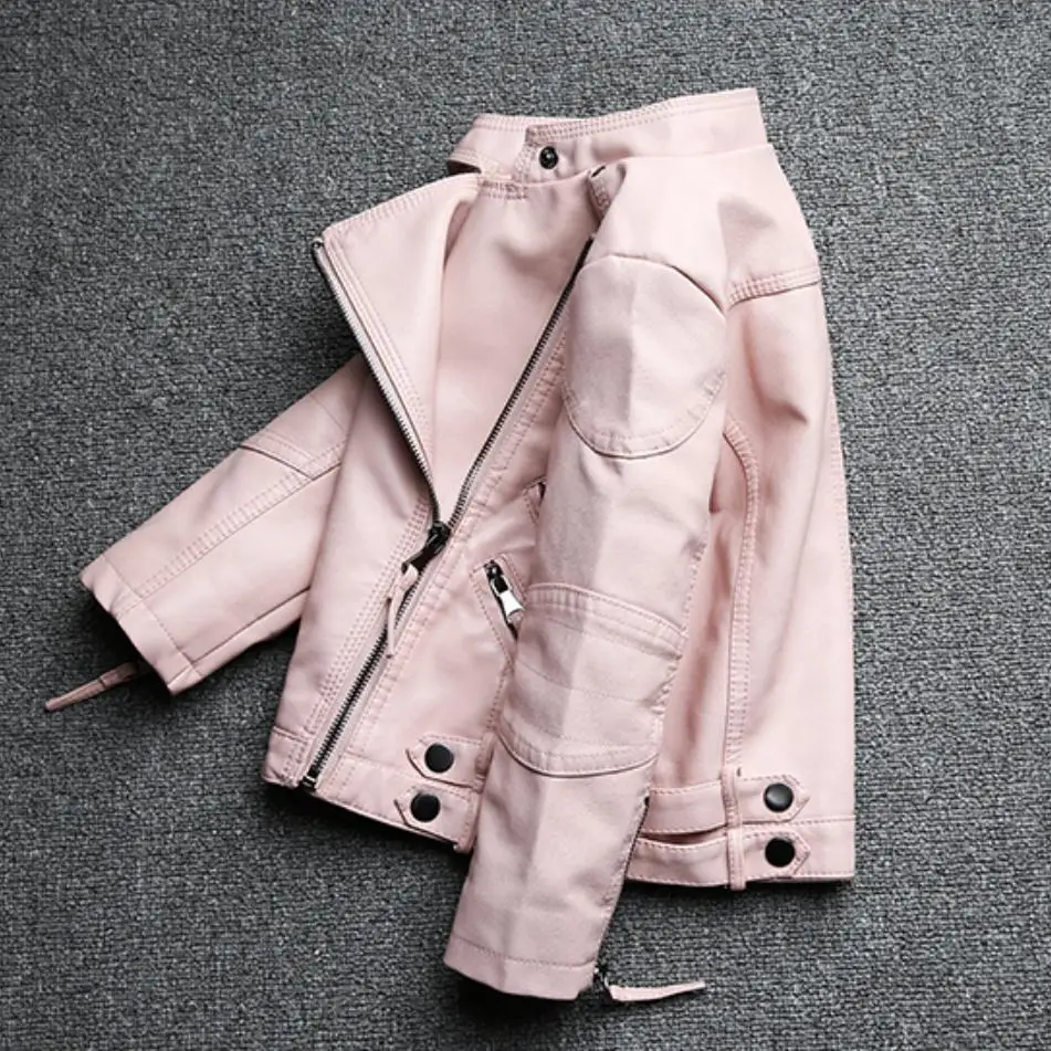 Spring new children's PU leather jacket baby boy girl clothes long sleeve locomotive teens coat thicken winter kids outwear Y598
Spring new children's PU leather jacket baby boy girl clothes long sleeve locomotive teens coat thicken winter kids outwear Y598