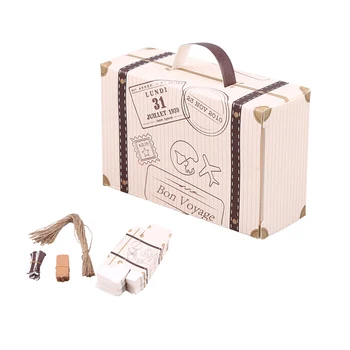 WHISM Paper Candy Boxes Travel Case Style Baby Shower Decorations Wedding Favors Gifts Box Guests Party Supplies 50PCS/Lot
WHISM Paper Candy Boxes Travel Case Style Baby Shower Decorations Wedding Favors Gifts Box Guests Party Supplies 50PCS/Lot