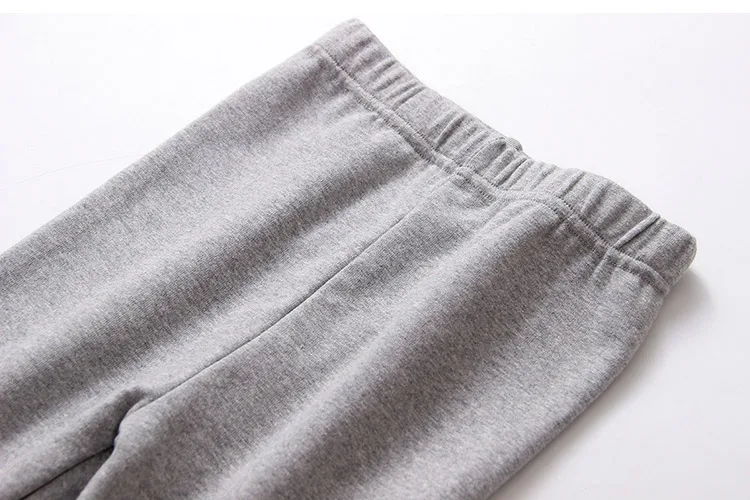 2018 Spring Autumn Kids Children Birthday Gift Solid Color Pink Navy Blue Gray Cat Bow Embroidery Butterfly Leggings For Girls (20)