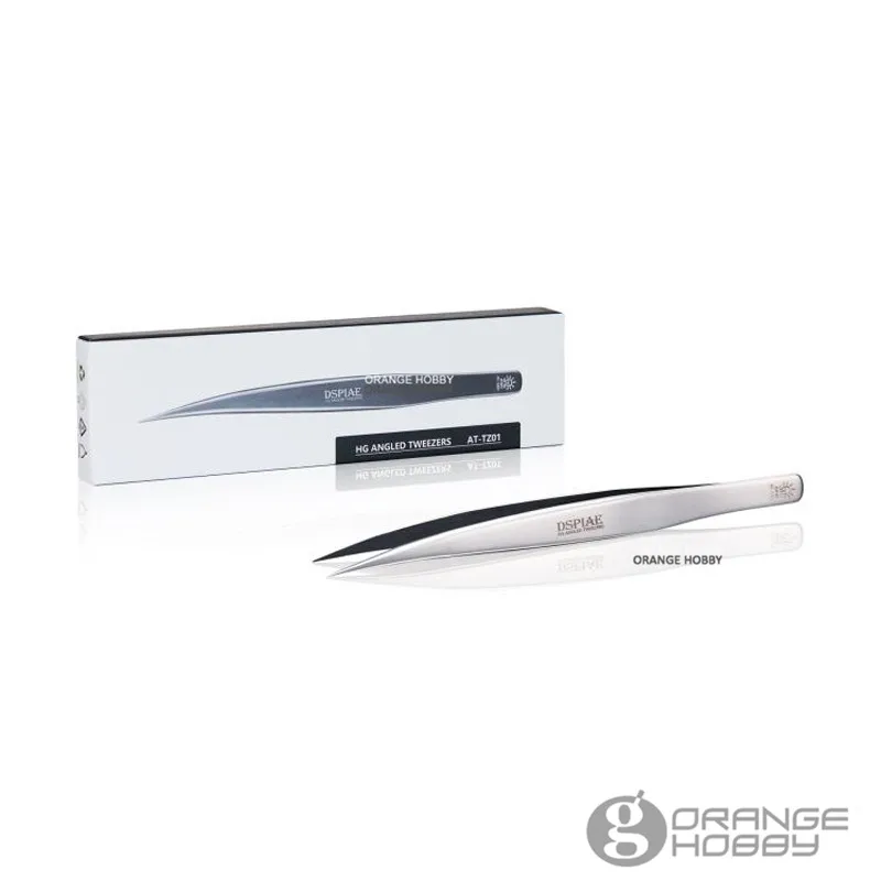 OHS DSPIAE ATZ01/ATZ02 Model HG Angled Tweezers (Option: Pointed/Flat) Hobby Modeler Craft tools Modeling Accessory
OHS DSPIAE ATZ01/ATZ02 Model HG Angled Tweezers (Option: Pointed/Flat) Hobby Modeler Craft tools Modeling Accessory