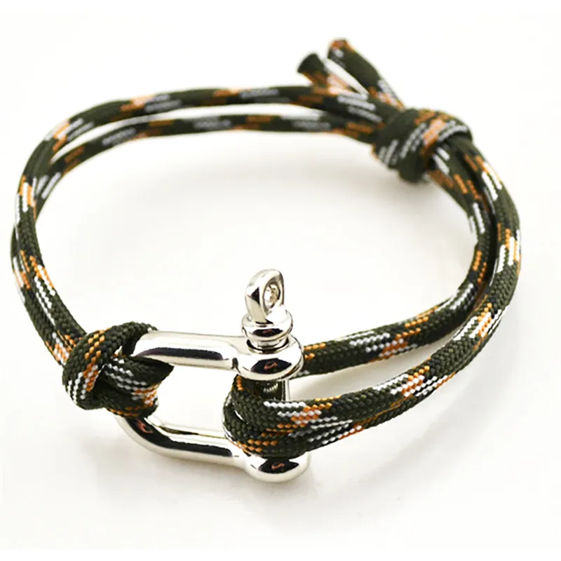 Female Male Charm Bracelet Fashion Anchor Pattern Trendy Rope Chain Personality Jewelry Provide Dropshipping | Украшения и