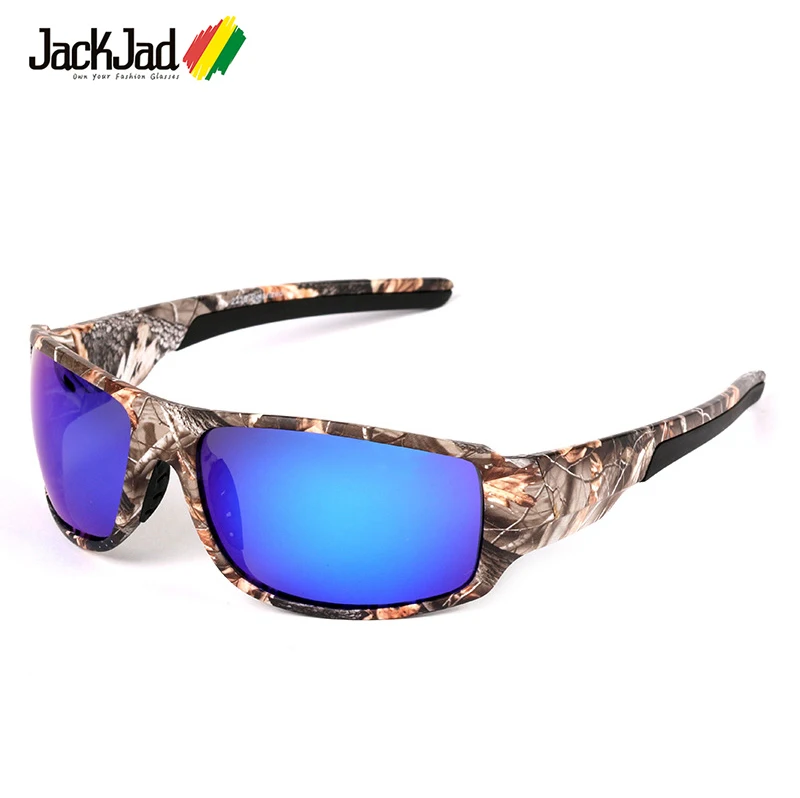 

JackJad Fashion Camouflage Outdoor Sports Polarized Sunglasses Goggles Men Driving Fishing Travel Sun Glasses Oculos De Sol 2218
