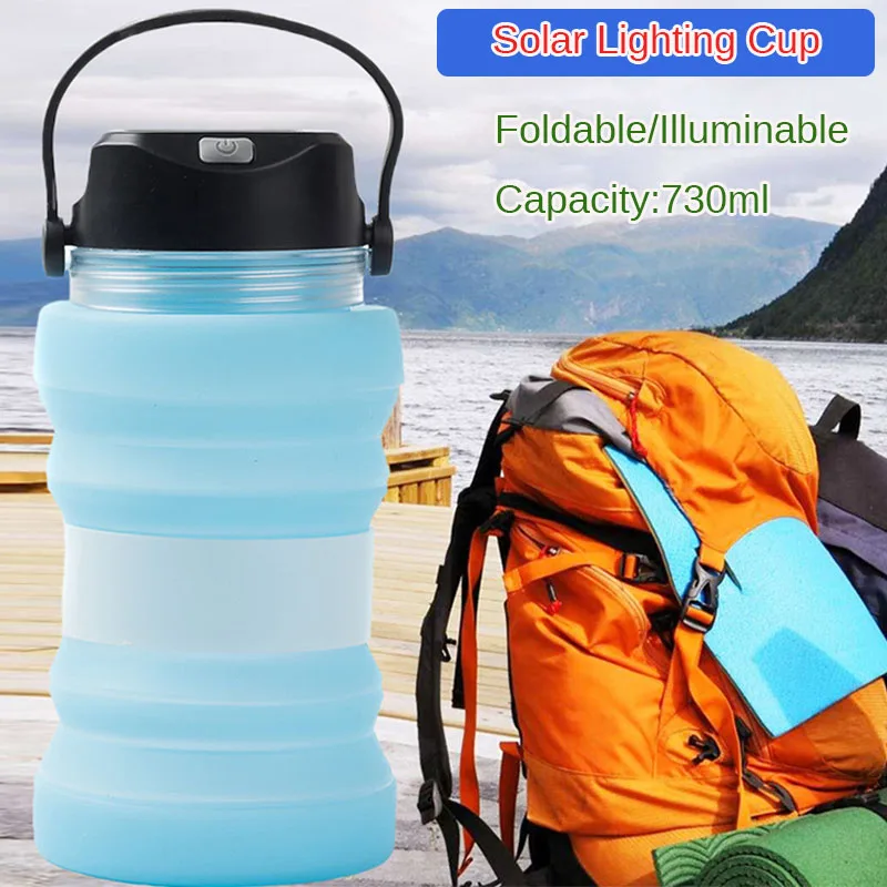 750ml Portable Travel Cup Outdoor Sport Solar Panel Rechargeable Lamp Flashlight Foldable Multifunctionwater Kettle
750ml Portable Travel Cup Outdoor Sport Solar Panel Rechargeable Lamp Flashlight Foldable Multifunctionwater Kettle