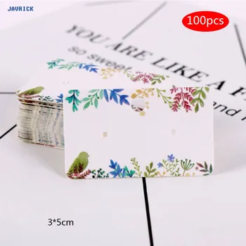 JAVRICK 100Pcs Earrings Pack 3x5cm Ear Stud Card Jewelry Display Hang Tag Label Printing
JAVRICK 100Pcs Earrings Pack 3x5cm Ear Stud Card Jewelry Display Hang Tag Label Printing