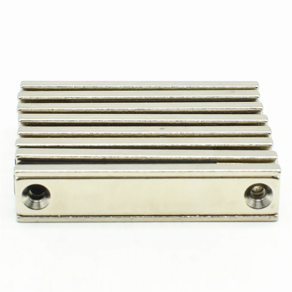 80mm Strong Tool Holding Rectangular Pot Magnets Strip Two Holes Rare Earth Neodymium 80x13.5x5 mm Garage Workshop Home Use Fix
80mm Strong Tool Holding Rectangular Pot Magnets Strip Two Holes Rare Earth Neodymium 80x13.5x5 mm Garage Workshop Home Use Fix