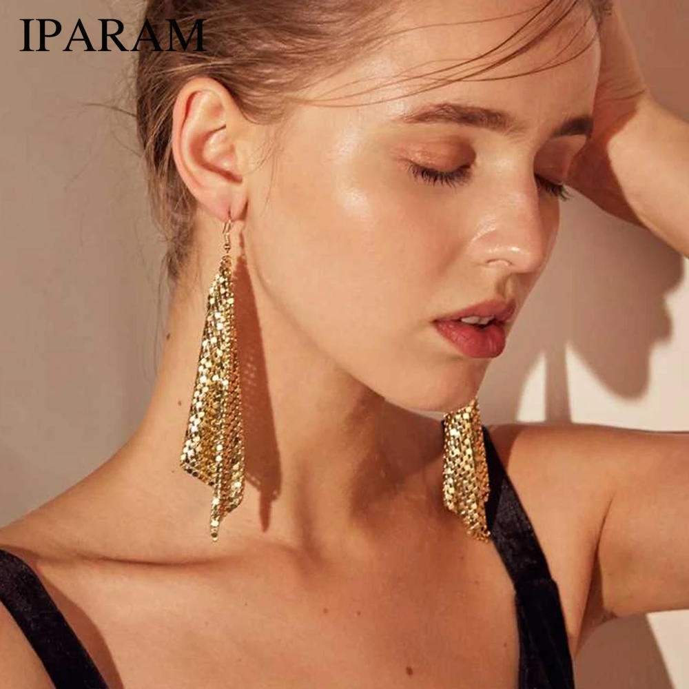 IPARAM Long Earrings Dangle Earrings For Women Tassel Bohemia Style Fashion Bijouterie Hot Sale
IPARAM Long Earrings Dangle Earrings For Women Tassel Bohemia Style Fashion Bijouterie Hot Sale