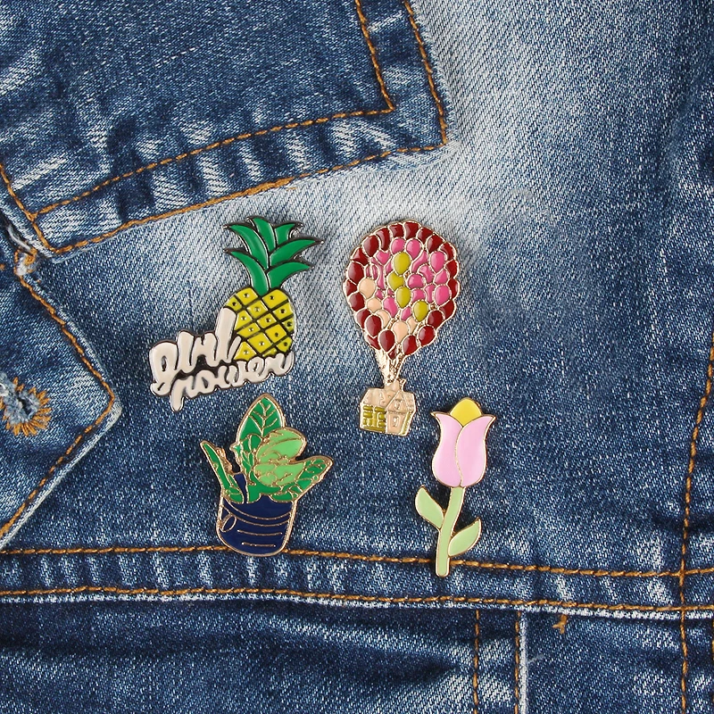 Cartoon Green Plant Brooch Cactus Small Grass Rose Cute Hot Air Balloon Enamel pin Men lady Coat Lapel Badge Child Jewelry Gift
Cartoon Green Plant Brooch Cactus Small Grass Rose Cute Hot Air Balloon Enamel pin Men lady Coat Lapel Badge Child Jewelry Gift