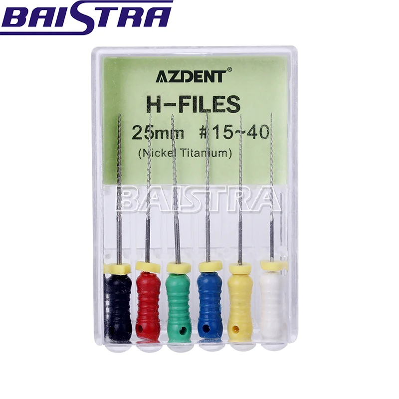 Dental Niti H-File 25mm #15-40 Hand Use files Endodontic Instruments Dentist Tools Teeth Whitening Material
Dental Niti H-File 25mm #15-40 Hand Use files Endodontic Instruments Dentist Tools Teeth Whitening Material
