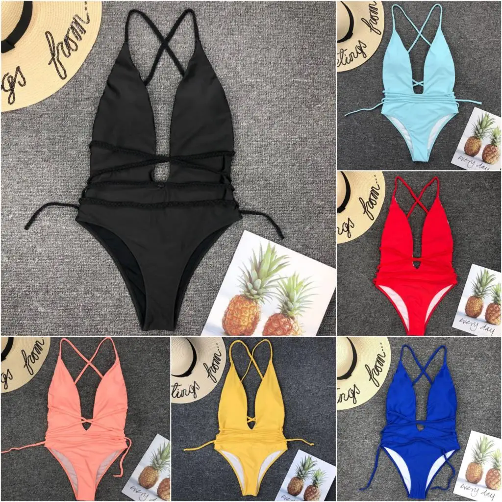 2018 Swimming Suit For Women Bathing Suit One-piece Swimsuit Sexy Pure Deep V Backless Swimwear Maillot De Bain Femme
2018 Swimming Suit For Women Bathing Suit One-piece Swimsuit Sexy Pure Deep V Backless Swimwear Maillot De Bain Femme