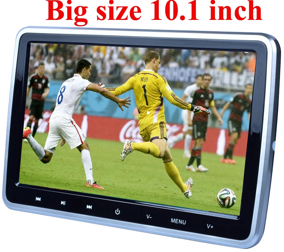 10.1 Inch HD TFT Digital LCD Screen Car Headrest DVD Player Touch Button Monitor 720p with HD USB SD Port Remote Control
10.1 Inch HD TFT Digital LCD Screen Car Headrest DVD Player Touch Button Monitor 720p with HD USB SD Port Remote Control