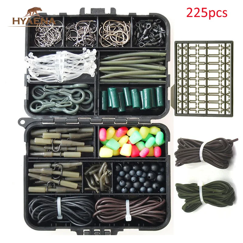 Hyaena 225pcs Carp Fishing Accessories With Carp Fishing Lures Fishing Hooks Fishing Carp Tackles
Hyaena 225pcs Carp Fishing Accessories With Carp Fishing Lures Fishing Hooks Fishing Carp Tackles