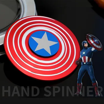 

Fidget Spinner American Captain Fast Bearing Spider Finger Hand Spinner gyro EDC ADHD Rotation Anti Stress Aluminum alloy Man