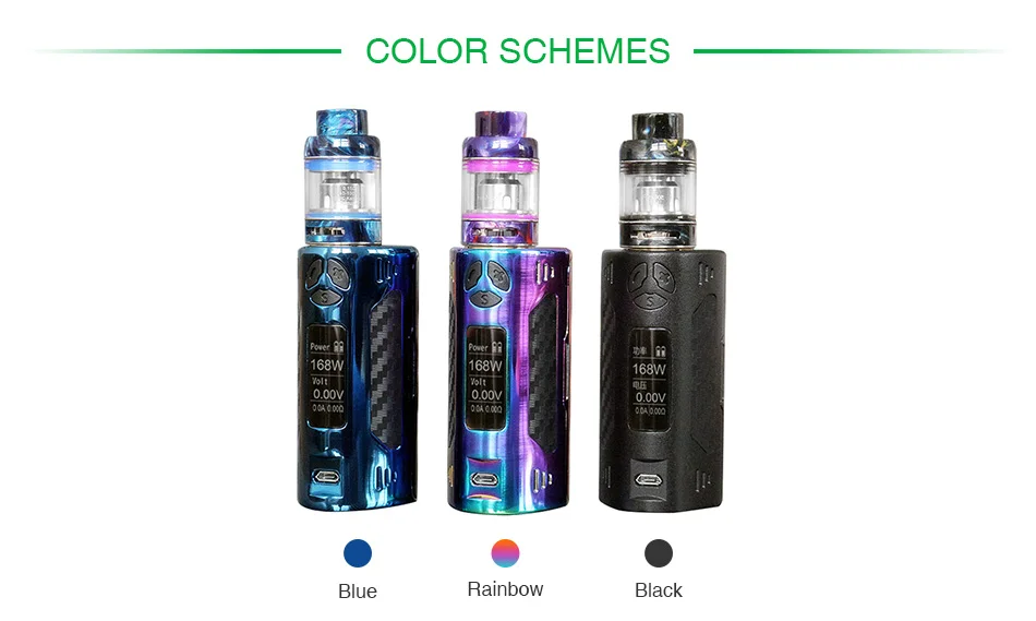 Original DOVPO TRIGGER 168 TC Kit with 3ml Fireluke Mini Tank Atomizer & 0.96-inch OLED Display No 18650 Battery E-cig Vape Kit