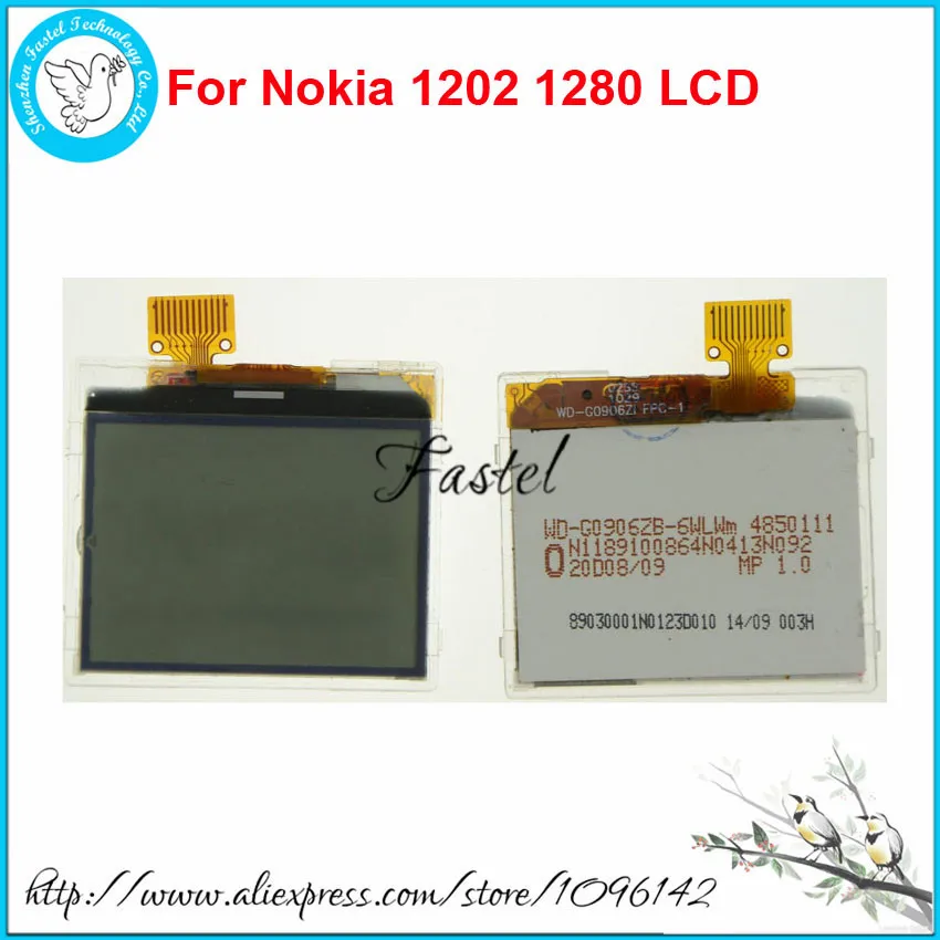

For Nokia 1202 1202-2 RH-112 1203 1280 repair replacement New High Quality Mobile Phone LCD display screen+Tools+Free Shipping