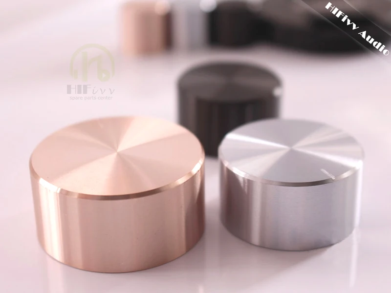 Aluminum Volume switch knob For HiFi Audio Amplifier Potentiometer knob Diameter 34mm Height 17mm
Aluminum Volume switch knob For HiFi Audio Amplifier Potentiometer knob Diameter 34mm Height 17mm