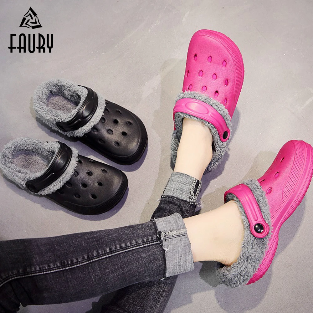 Winter Women Shoes Soft Plush Cotton Slides Flats Non-Slip Clogs Sandals Unisex Floor Home Hole Slippers Removable Lining
Winter Women Shoes Soft Plush Cotton Slides Flats Non-Slip Clogs Sandals Unisex Floor Home Hole Slippers Removable Lining