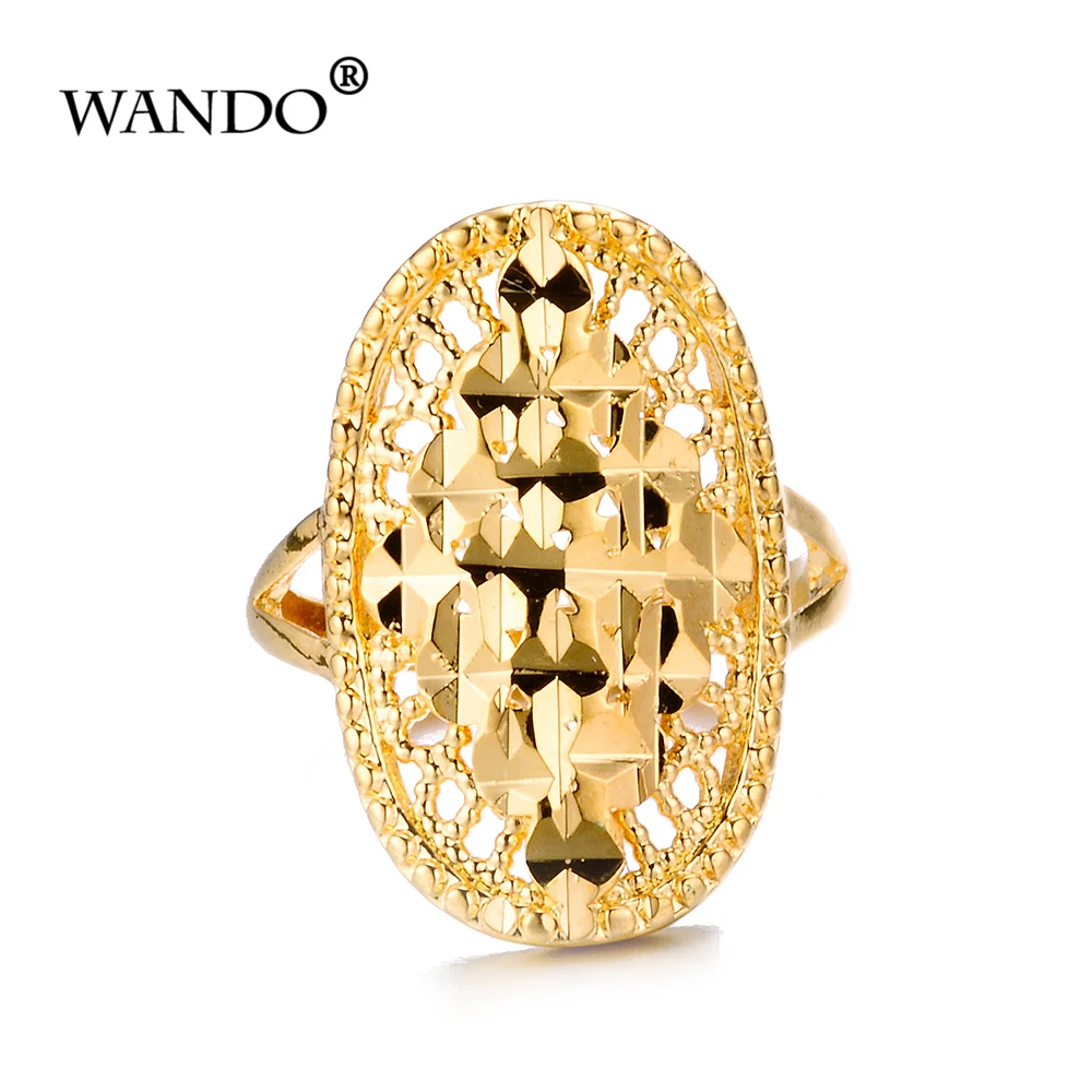 WANDO New Ethiopia Africa India Middle East Adjustable Cutout Solid Color Protection Yellow Gold Religious Lucky Ring
WANDO New Ethiopia Africa India Middle East Adjustable Cutout Solid Color Protection Yellow Gold Religious Lucky Ring