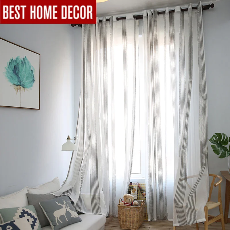 Elka modern linen striped tulle sheer window curtains for living room the bedroom modern tulle voile curtains chinese curtains
Elka modern linen striped tulle sheer window curtains for living room the bedroom modern tulle voile curtains chinese curtains