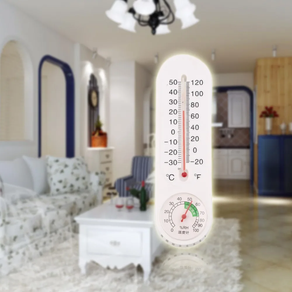 White Analog Household Thermometer Hygrometer Indoor Wall Hanging Weather Station Tester Measure 2018 Top Quality
White Analog Household Thermometer Hygrometer Indoor Wall Hanging Weather Station Tester Measure 2018 Top Quality