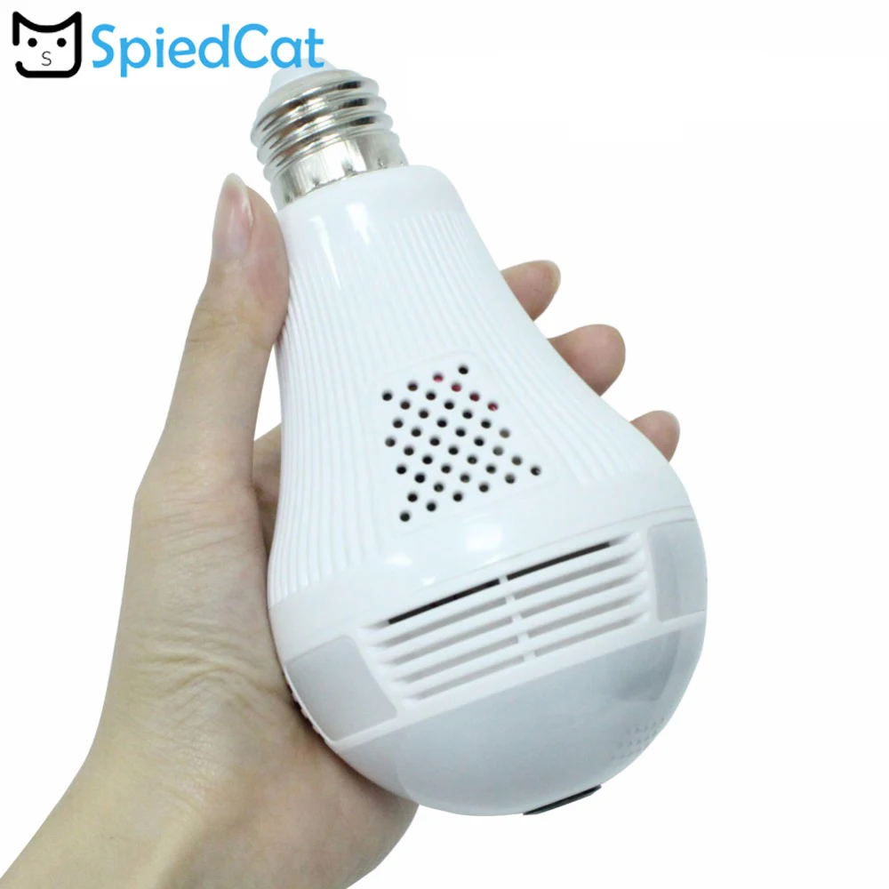 360 Degree Panoramic FishEye Lens WIFI Wireless Lamp E27 Bulb IP Camera HD IR Night Vision Home Security Baby Smart Monitor
360 Degree Panoramic FishEye Lens WIFI Wireless Lamp E27 Bulb IP Camera HD IR Night Vision Home Security Baby Smart Monitor