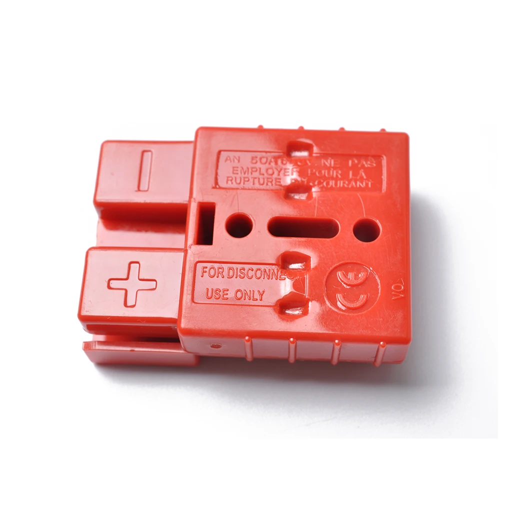 50A 600V Battery Cable Quick Connect Wire Harness Plug Disconnect Recovery Winch Connector Kit 12-24V DC