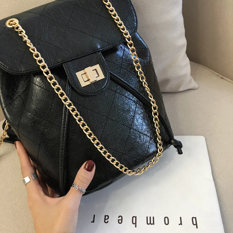 2018 Fashion New Lingge Suture Line Female Backpack Female Multi-purpose Shopping BagINS Style chain Bag INS style
2018 Fashion New Lingge Suture Line Female Backpack Female Multi-purpose Shopping BagINS Style chain Bag INS style