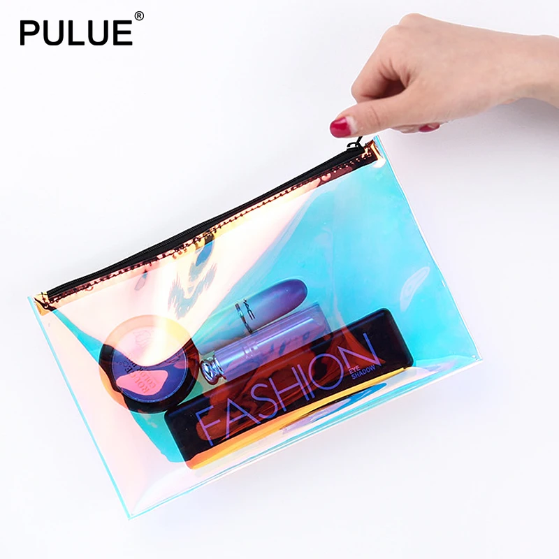 Colorful Laser Cosmetic Bags Women Transparent Waterproof Travel Wash Bag Makeup Bag Laser Zipper Purse Portable Toiletry Cases
Colorful Laser Cosmetic Bags Women Transparent Waterproof Travel Wash Bag Makeup Bag Laser Zipper Purse Portable Toiletry Cases