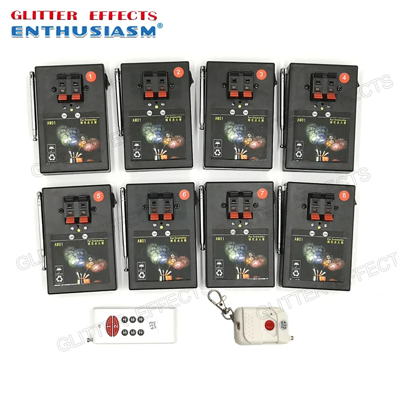 AM01R-8 double remote control 8 channel 16 cue receivers stage effects wedding fire machine
AM01R-8 double remote control 8 channel 16 cue receivers stage effects wedding fire machine