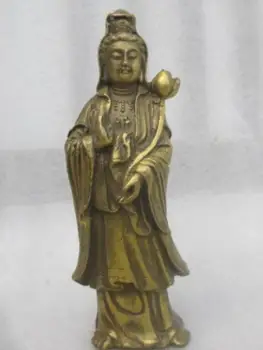 Copper Statue In ancient China collectibles old copper statue of guanyin bodhisattva H 9.5cm
Copper Statue In ancient China collectibles old copper statue of guanyin bodhisattva H 9.5cm