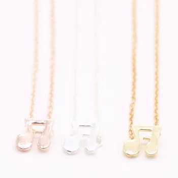 Hot sale bounce note pendant necklace Double note pendant necklace designed for women
Hot sale bounce note pendant necklace Double note pendant necklace designed for women