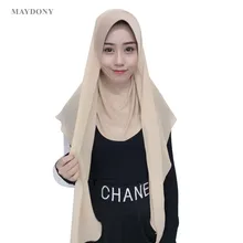 TJ71 New Chiffon Easy Muslim Hijabs Scarf Fashion Headscarf Voile Musulman Solid Bonnet Hijab
TJ71 New Chiffon Easy Muslim Hijabs Scarf Fashion Headscarf Voile Musulman Solid Bonnet Hijab