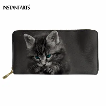 INSTANTARTS Cute 3D Cat/Kitten Print Woman Long PU Leather Wallet Waterproof Credit Card Holder Fashion Brand Lady Zipper Purse
INSTANTARTS Cute 3D Cat/Kitten Print Woman Long PU Leather Wallet Waterproof Credit Card Holder Fashion Brand Lady Zipper Purse