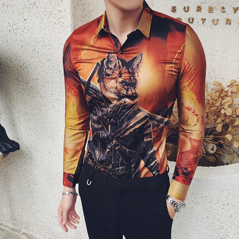 2019 Autumn Men Shirt Long Sleeve Shirts Designer High Quality Casual Slim Fit Shirts Men Dress Tuxedo Shirts Streetwear Camisa
2019 Autumn Men Shirt Long Sleeve Shirts Designer High Quality Casual Slim Fit Shirts Men Dress Tuxedo Shirts Streetwear Camisa
