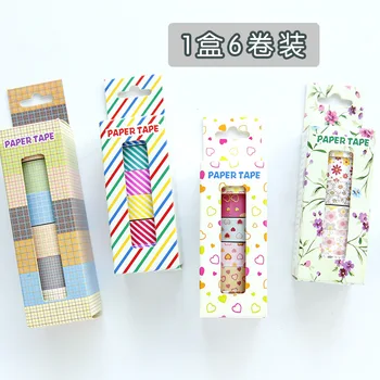 1pcs Shangpai Handbags Washi Tape Fresh Photo Albums Adhesive Tear Tape 6 Volume Boxed
1pcs Shangpai Handbags Washi Tape Fresh Photo Albums Adhesive Tear Tape 6 Volume Boxed