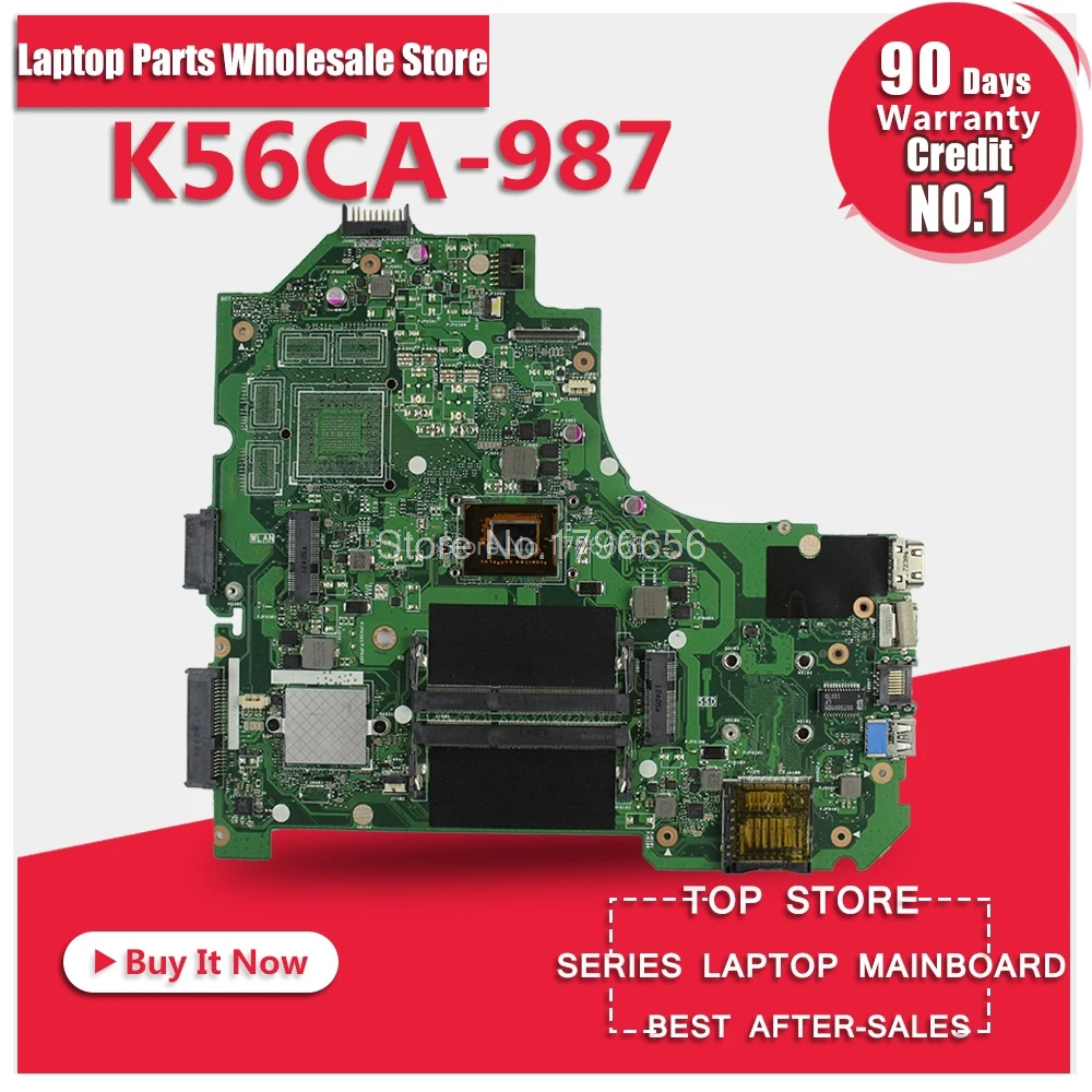 FOR ASUS S550C S550CA K56CM S56C K56C K56CA laptop Motherboard K56CM Mainboard Motherboard 100% test Ok 987U CPU 2 cores
FOR ASUS S550C S550CA K56CM S56C K56C K56CA laptop Motherboard K56CM Mainboard Motherboard 100% test Ok 987U CPU 2 cores