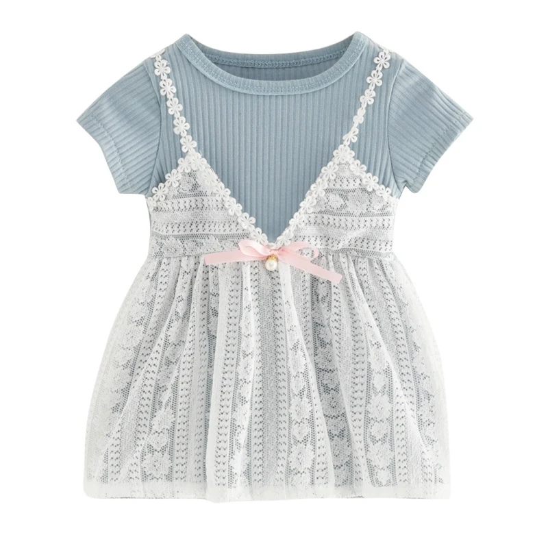 Newborn Baby Girls Dress Summer Cute Lace Dress For Girls Short Sleeve Princess Tutu Baby Dress Newborn Infant Clothing 0-24M
Newborn Baby Girls Dress Summer Cute Lace Dress For Girls Short Sleeve Princess Tutu Baby Dress Newborn Infant Clothing 0-24M