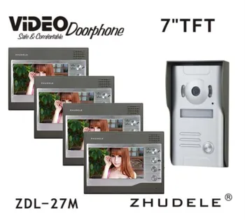 ZHUDELE 7"TFT HD 700TVL Video Doorbell Camera Door Phone Doorbell Intercom System IP65 Waterproof Quality Indoor Monitors
ZHUDELE 7"TFT HD 700TVL Video Doorbell Camera Door Phone Doorbell Intercom System IP65 Waterproof Quality Indoor Monitors