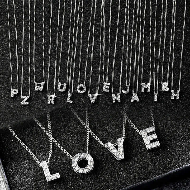 NEW men Personalized dropshipping 26 Letters Choker charm diy Necklaces Pendant Necklace Women Collares Collier Gift Jewelry
NEW men Personalized dropshipping 26 Letters Choker charm diy Necklaces Pendant Necklace Women Collares Collier Gift Jewelry