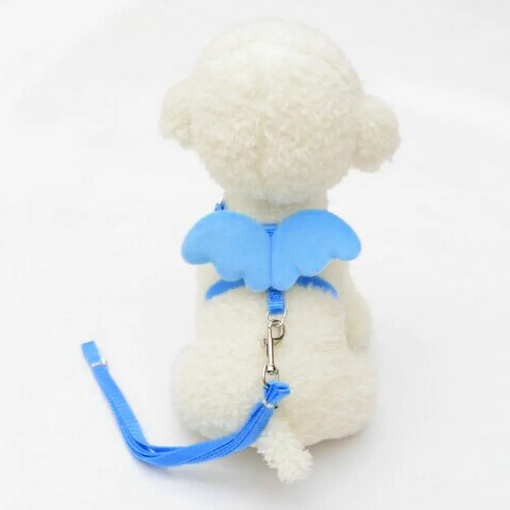 Cute Angel Pet Dog Leads and Collars Set for Small Pet Designer Wing Adjustable mall Dogs Cats Designer Adjustable Dog Harness
Cute Angel Pet Dog Leads and Collars Set for Small Pet Designer Wing Adjustable mall Dogs Cats Designer Adjustable Dog Harness