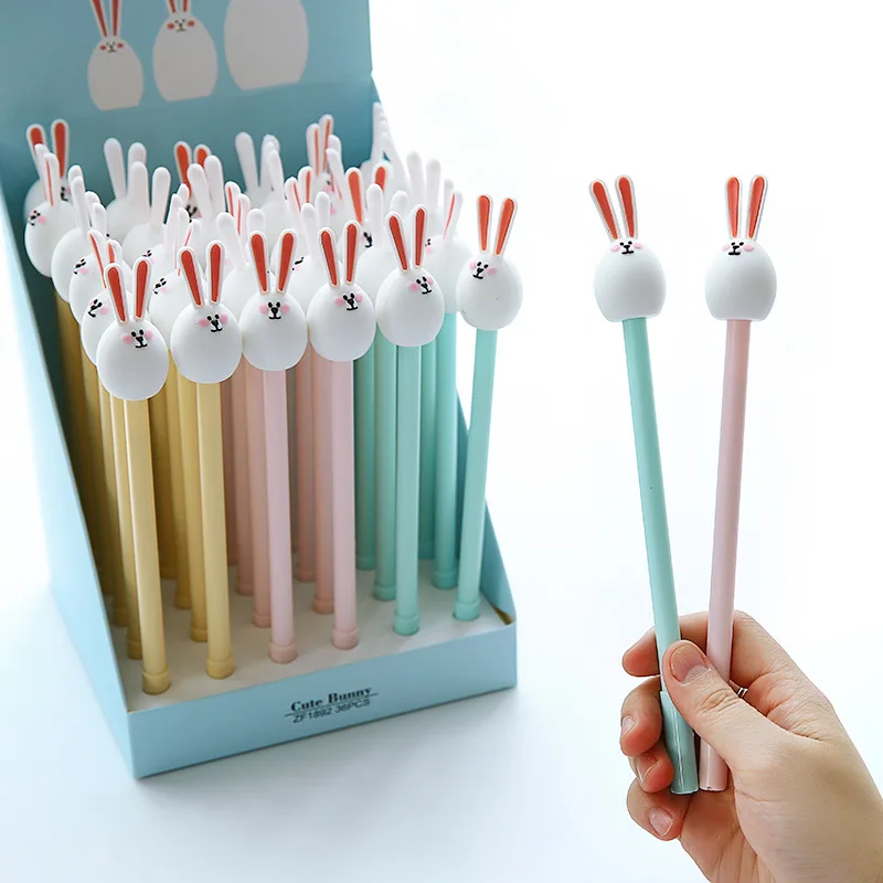 Cute Kawaii Cartoon Animal Rabbit Neutral Pen Candy Color Gel Pens Girl Student School Stationery for Kids Gifts
Cute Kawaii Cartoon Animal Rabbit Neutral Pen Candy Color Gel Pens Girl Student School Stationery for Kids Gifts
