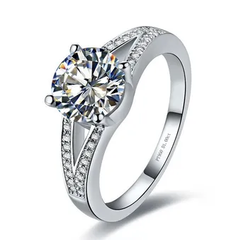 High Quality certificate 2 carat moissanite engagement ring for women 18K white gold Women Wedding Jewelry Fabulous Gift
High Quality certificate 2 carat moissanite engagement ring for women 18K white gold Women Wedding Jewelry Fabulous Gift