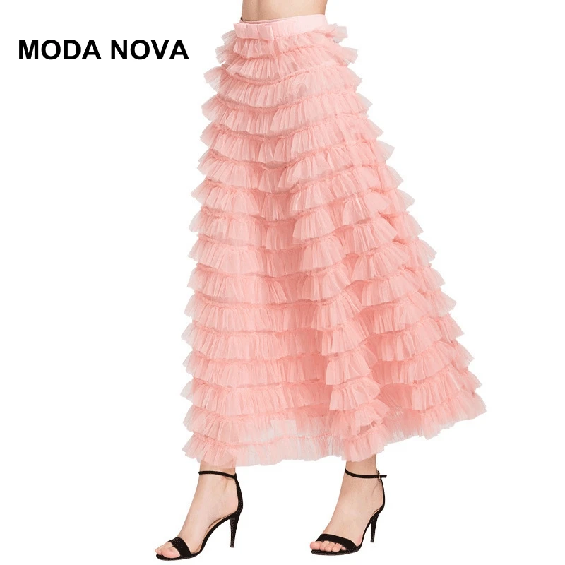 MODA NOVA Designer Fashion Skirt Women Bow Korean Princess Cake Maxi Skirt 2018 Female Elegant Autumn Winter Clothes Befree
MODA NOVA Designer Fashion Skirt Women Bow Korean Princess Cake Maxi Skirt 2018 Female Elegant Autumn Winter Clothes Befree