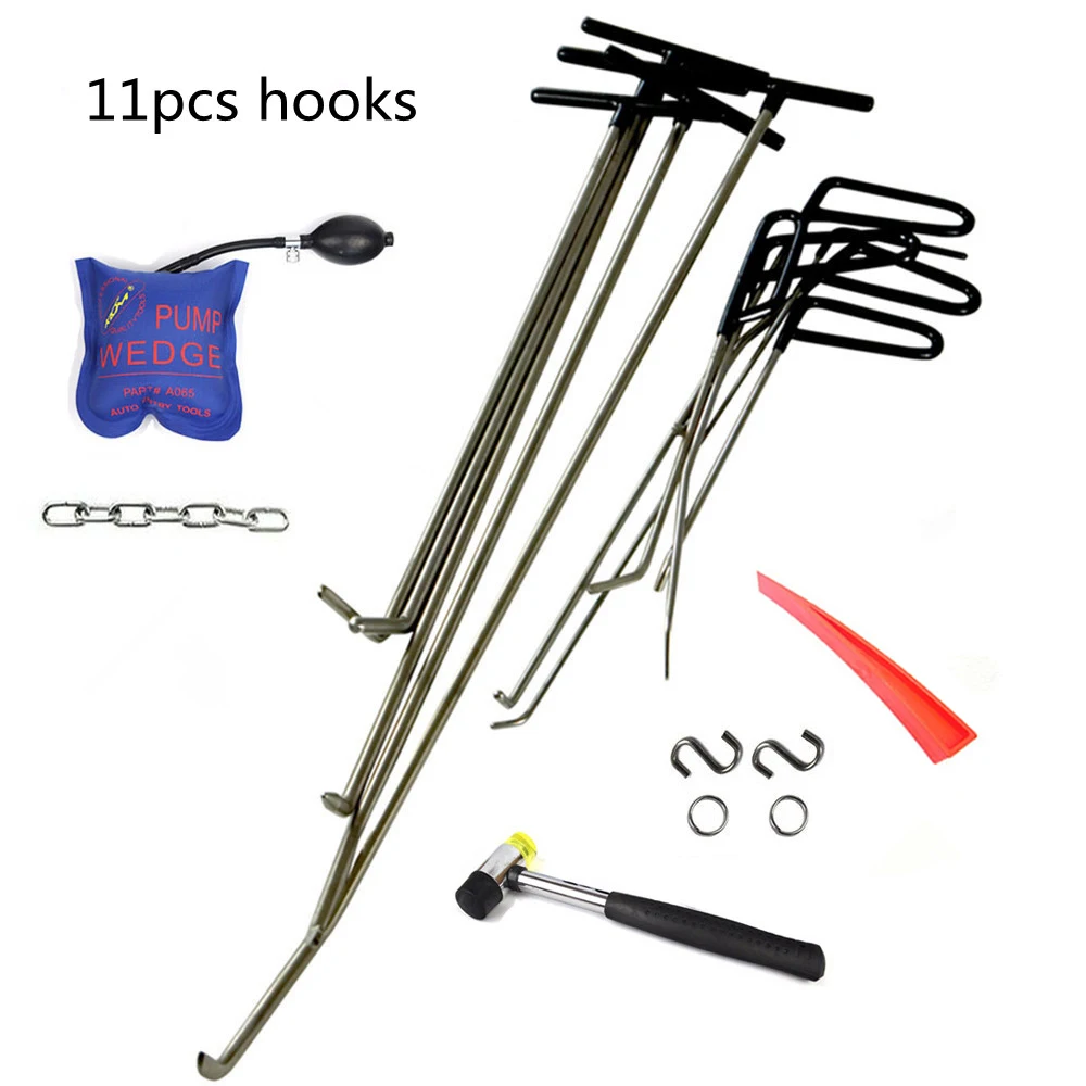19pcs/set PDR Rods Hooks Car Dent Repair Tools PDR kit PaintlessProfession Dent Removal Tool
19pcs/set PDR Rods Hooks Car Dent Repair Tools PDR kit PaintlessProfession Dent Removal Tool